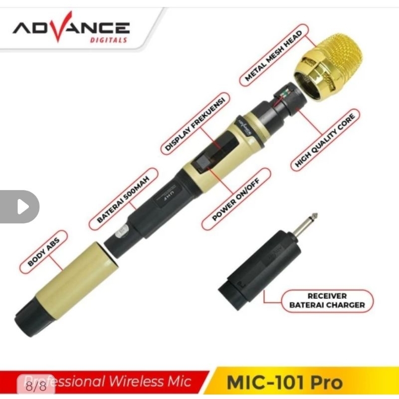 MIC ADVANCE 101PRO ADVANCE