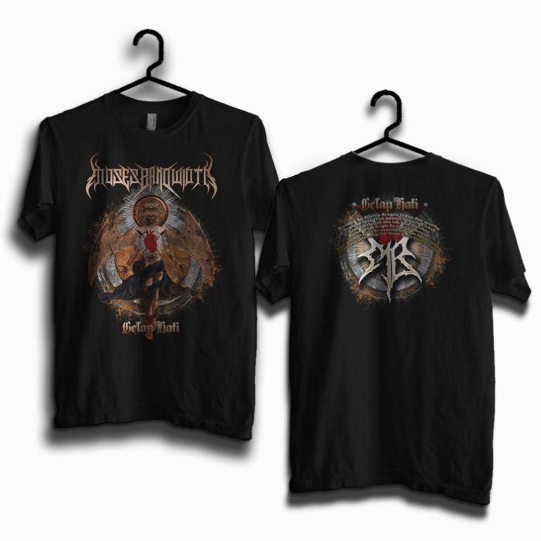Kaos Band Moses Bandwidth Gelap Hati | Kaos Musik Metal