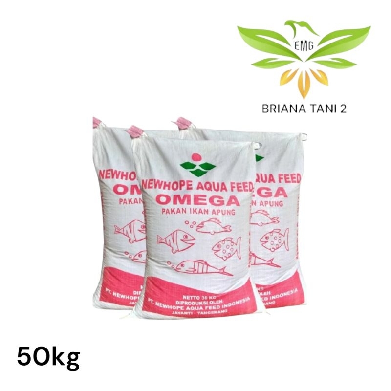 Karungan 30 Kg OMEGA -2 Pakan Ikan Apung Newhope Aqua Feed Indonesia