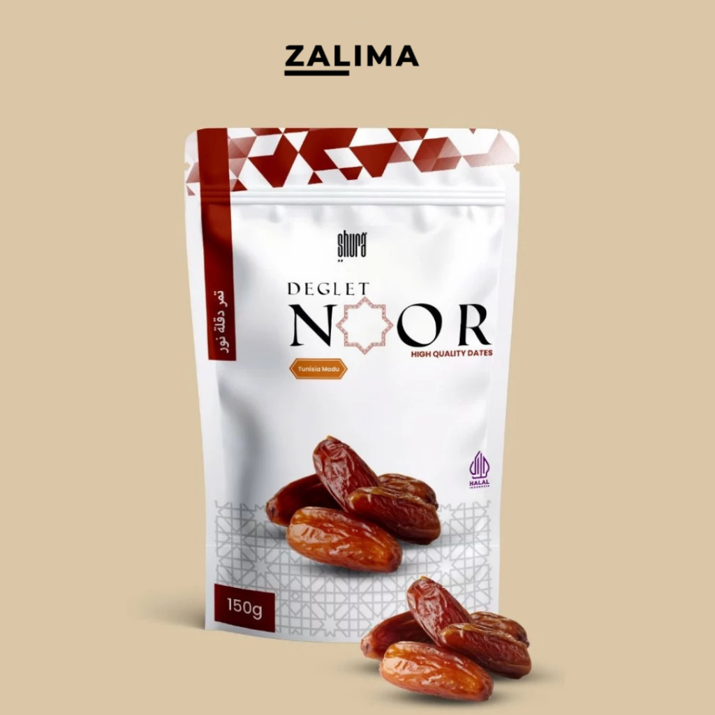 

ZALIMA - Kurma Tunisia 150gr Deglet Noor Kemasan Pouch Premium Original High Quality