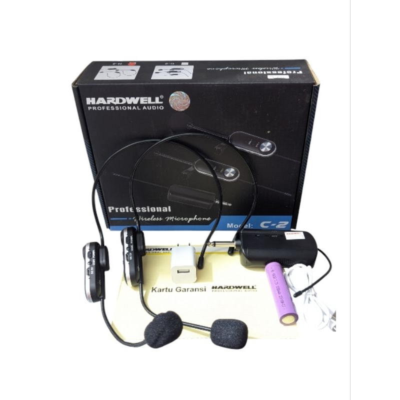 Microphone Wireless Hardwell H2 / Mic Headset/ Mic Bando ORIGINAL HARDWELL