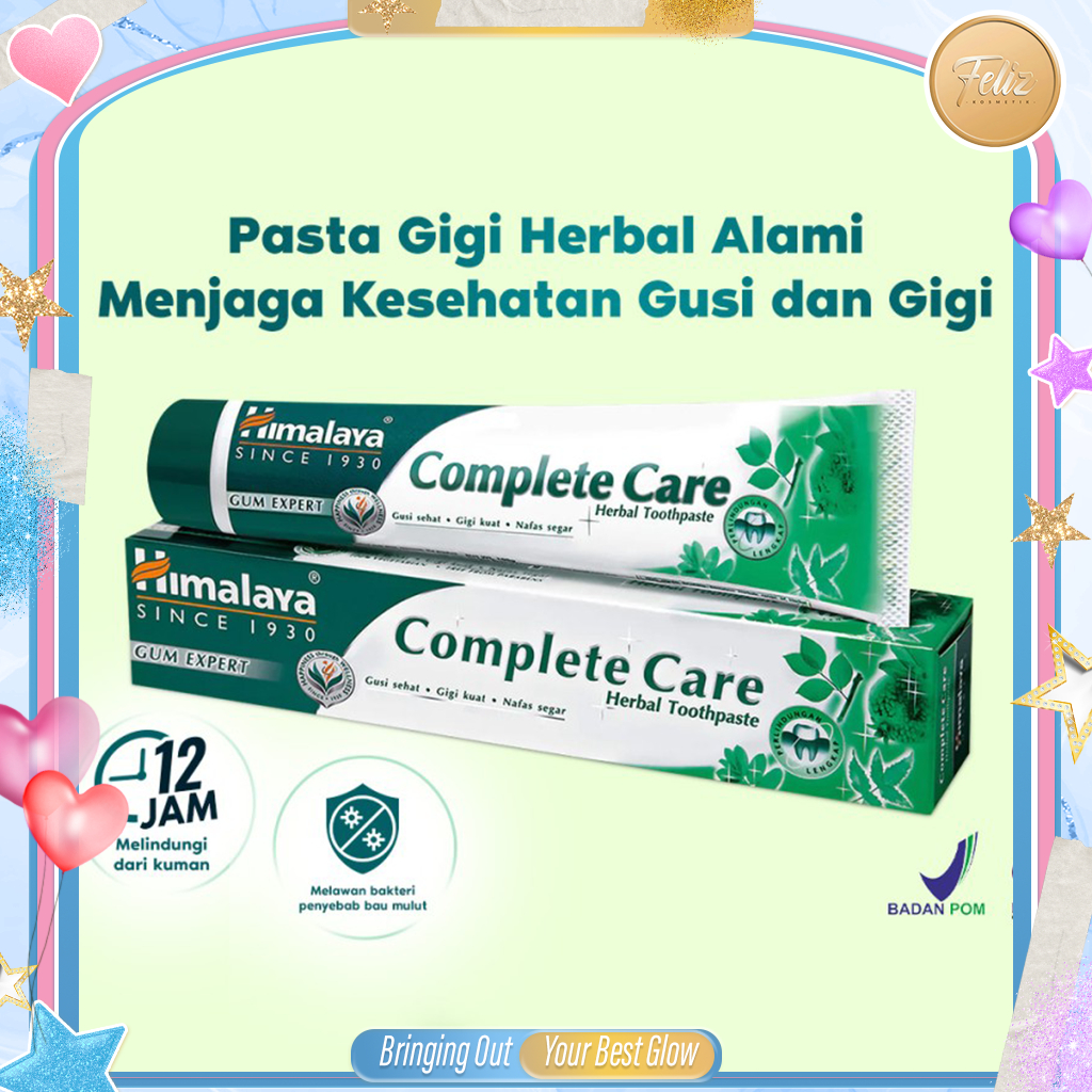 * FELIZ * HIMALAYA Complete Care Herbal Toothpaste