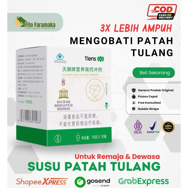 

Fito Farmaka Susu Patah Tulang Untuk Remaja dan Dewasa Tradisional Chinese Medicine Herbal Tiongkok