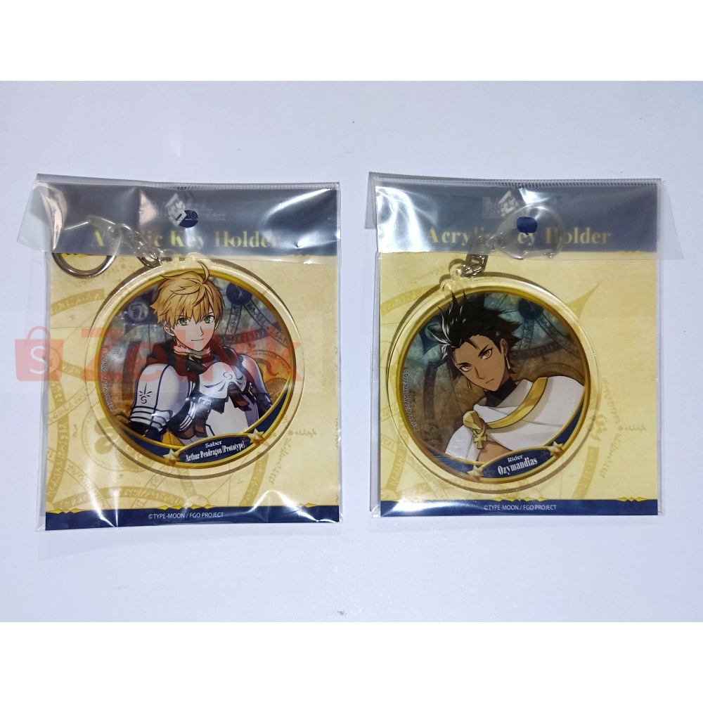 Fate Grand Order FGO Ozymandias Arthur Pendragon  Saber Rider Acrylic Keychain