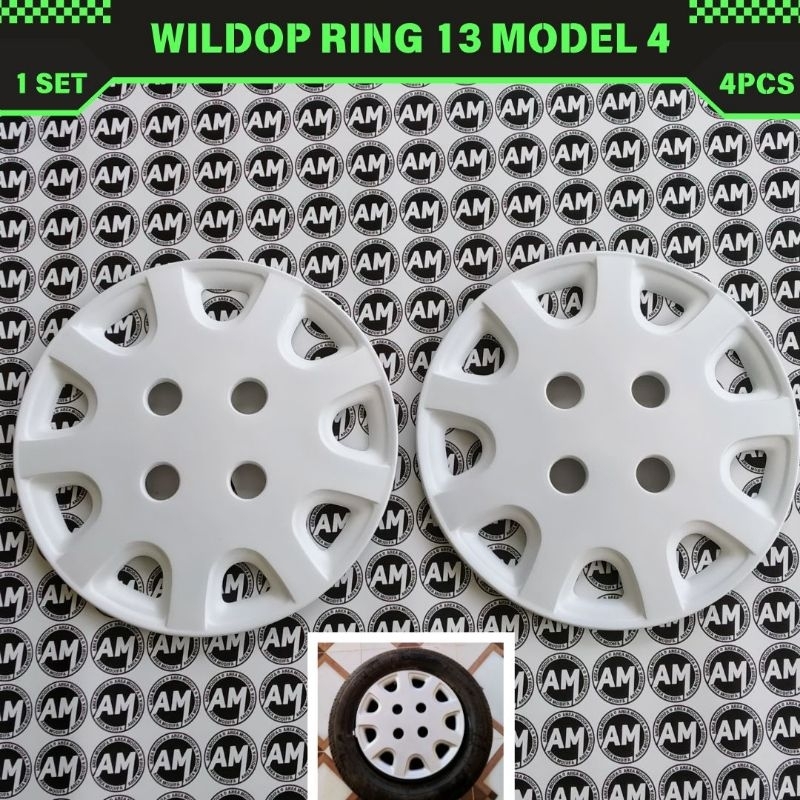 Wheeldop wildop mobil model futura/Starlet velg ring 13 satu set/4 PCS