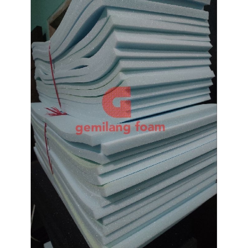 busa jok motor lembaran padat empuk 70x30x1cm