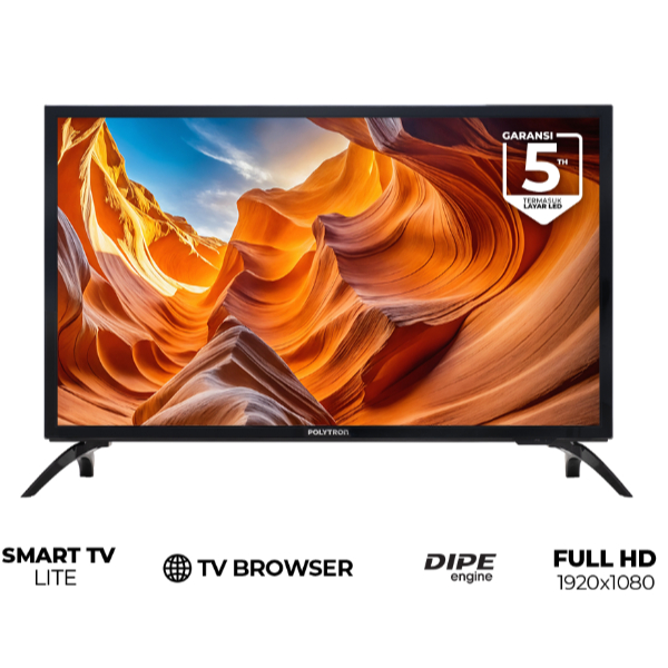 POLYTRON Smart Lite Digital TV 24 Inch – PLD 24CV1869 / Smart TV POLYTRON 24 inch