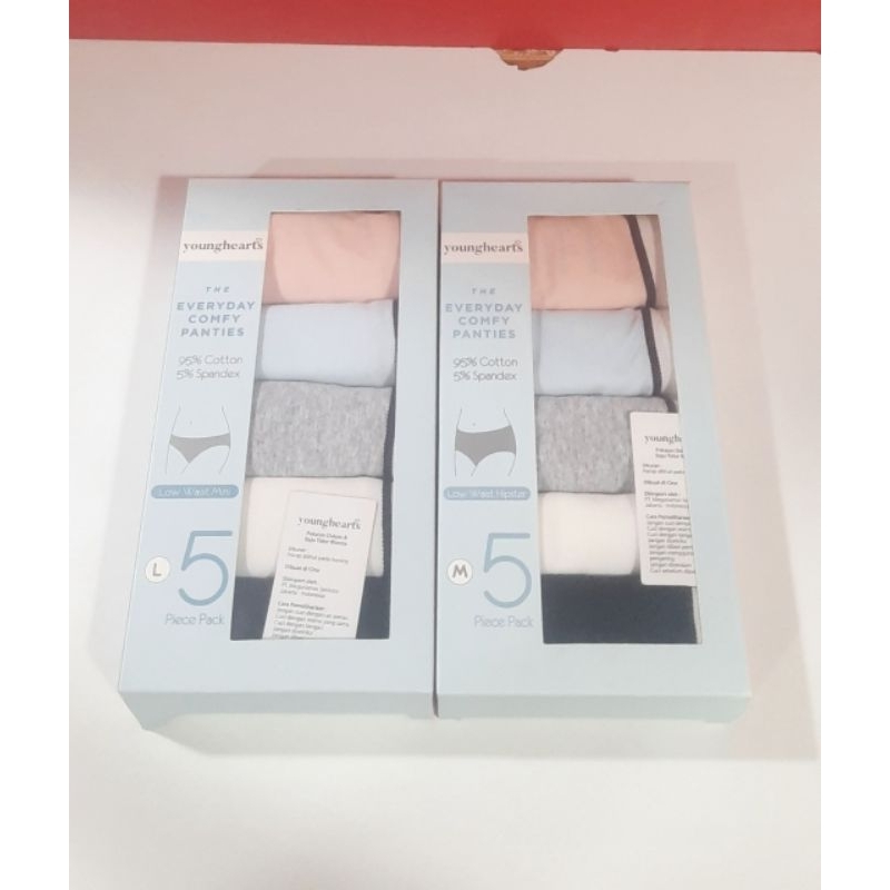 CELANA DALAM YOUNG HEARTS KATUN HIPSTER DAN MINI