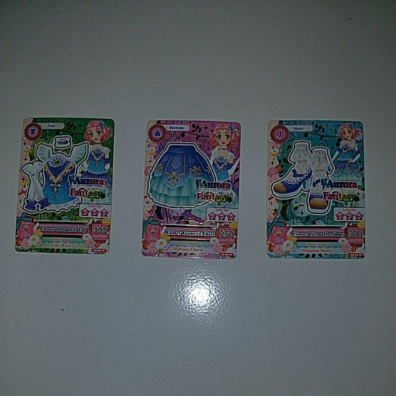 Aikatsu : Sakura - Aurora Fantasy Set Card (Minus Acc card)