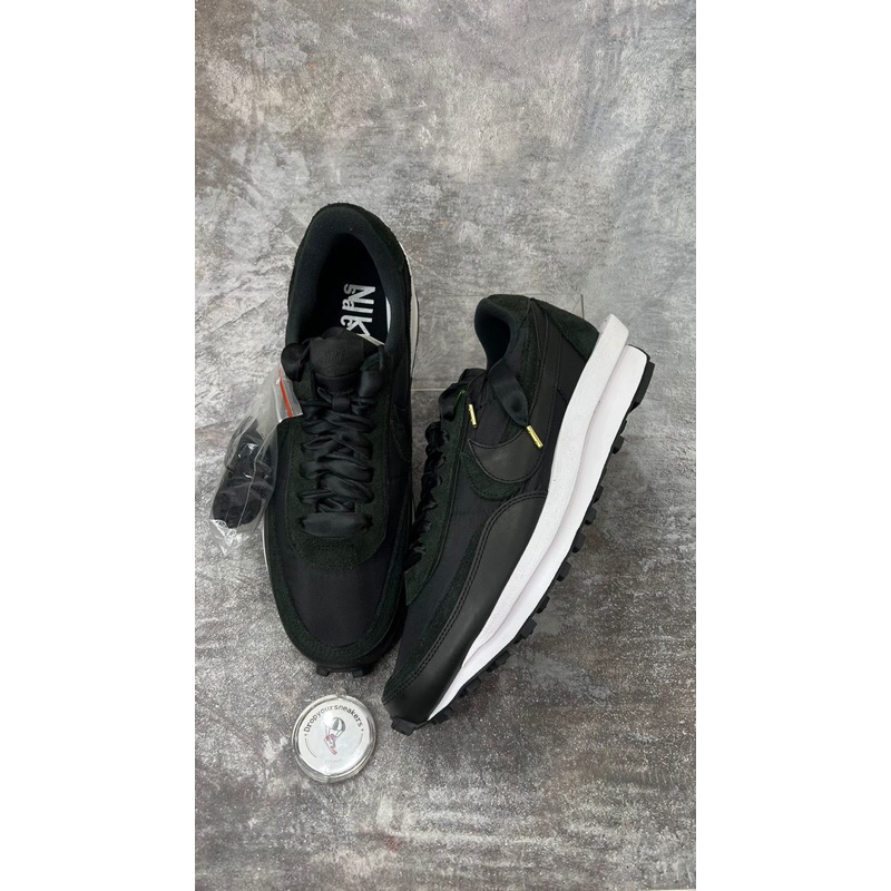 Nike LD Waffle Sacai Nylon Black White (100% Original Authentic)