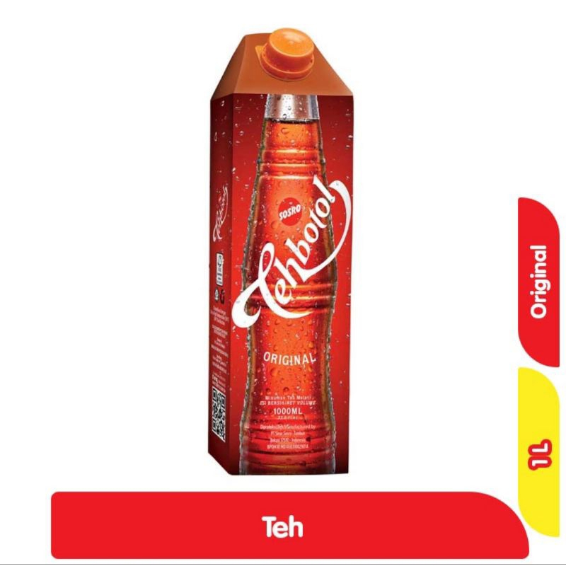 

Teh Botol Sosro Minuman Teh Original 1L