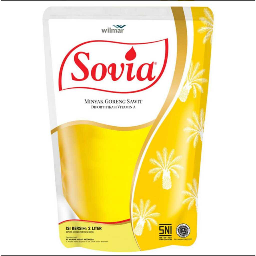 

[ 2 Liter ] Minyak Goreng Sovia Pouch 2 Lt