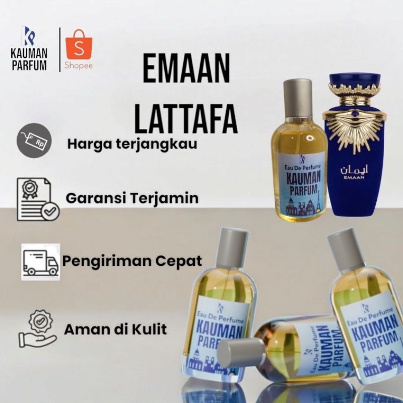 Kauman Parfum Refill Inspired Emaan Lattafa Parfum Wanita