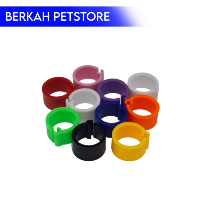 Ring clip merpati bahan plastik cincin merpati lepas pasang