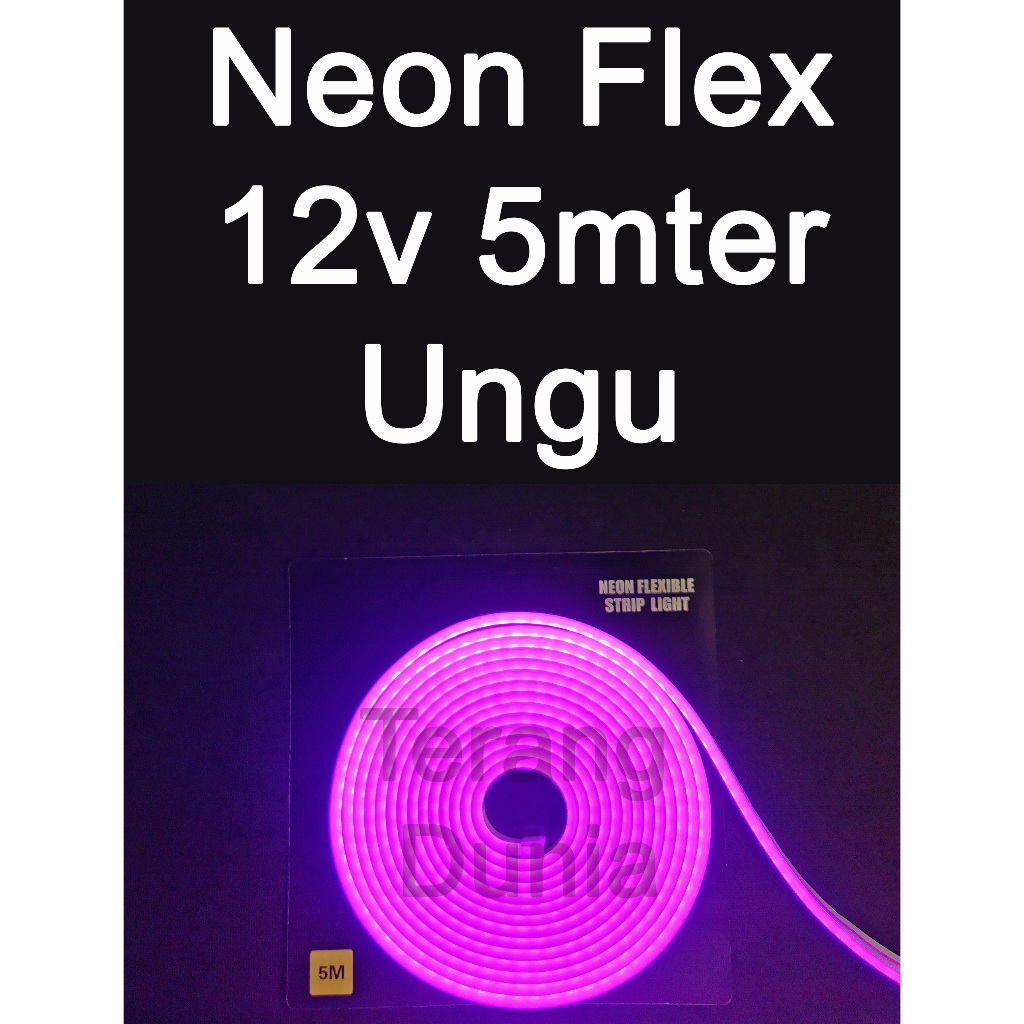 Neon Flex 12v Ungu Lampu Neon Ungu 12v Lampu Neon Flex 12v Ungu Lampu Selang 12v Ungu