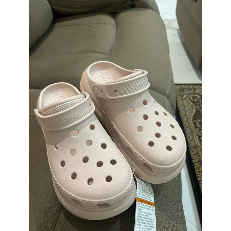 New Crocs Iconic Crocs Comfort Pink muda UK 40