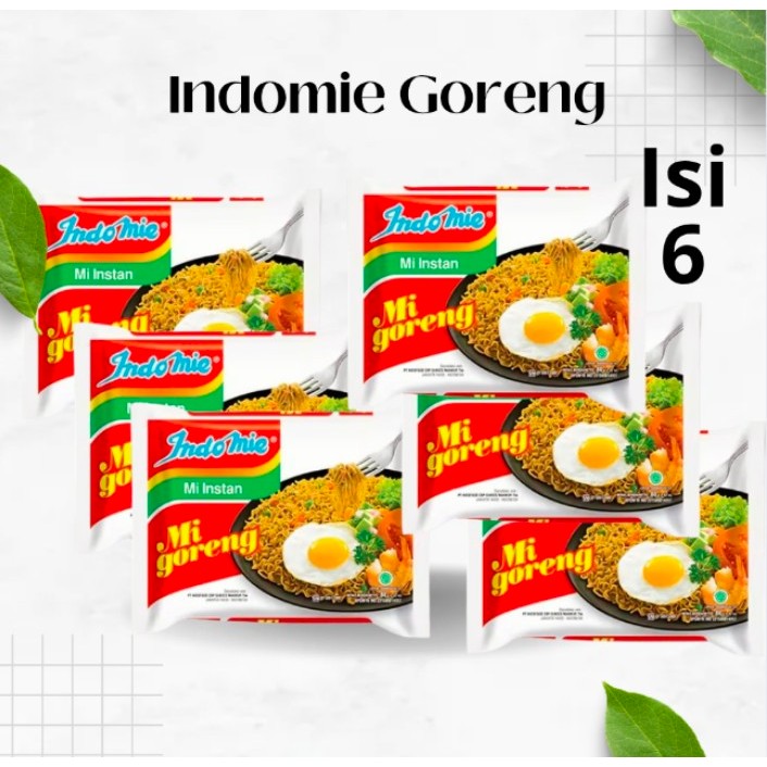 

Indomie Goreng Instan 6PCS