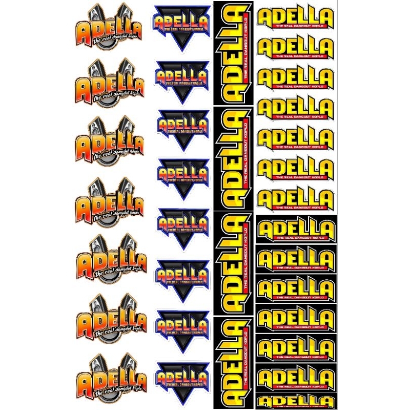 

STIKER ADELLA ISI 33 PCS BAHAN ANTI AIR 1 LEMBAR UKURAN 30CM X 45CM