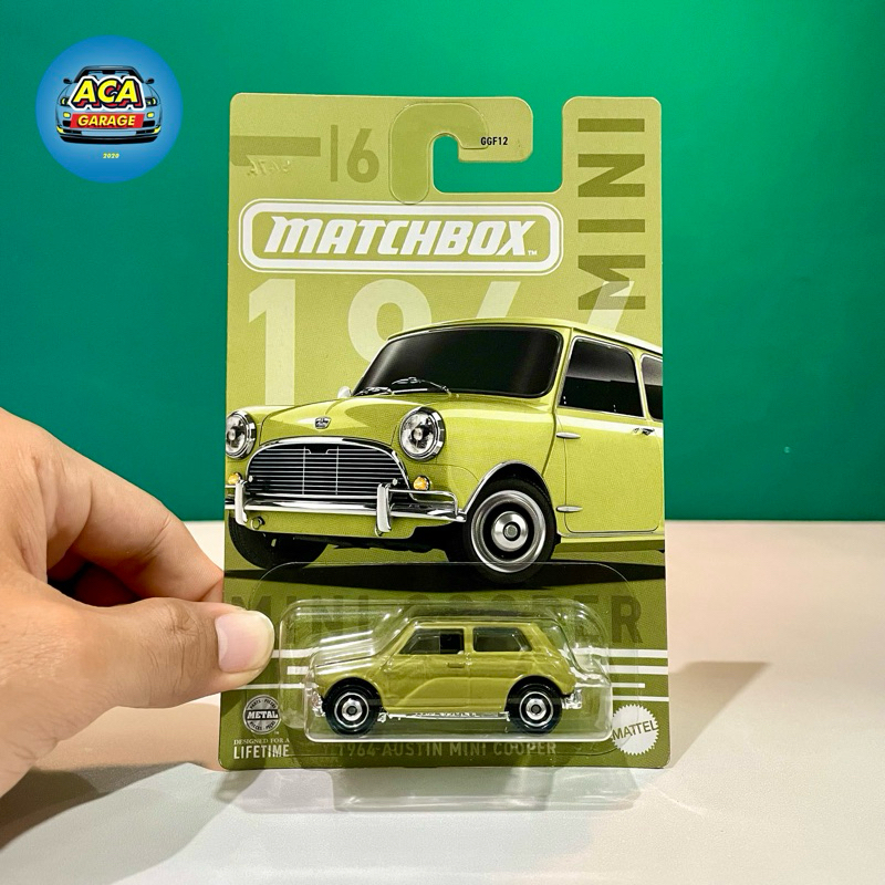 Matchbox 1964 Austin Mini Cooper Hijau Mr. Bean MBX