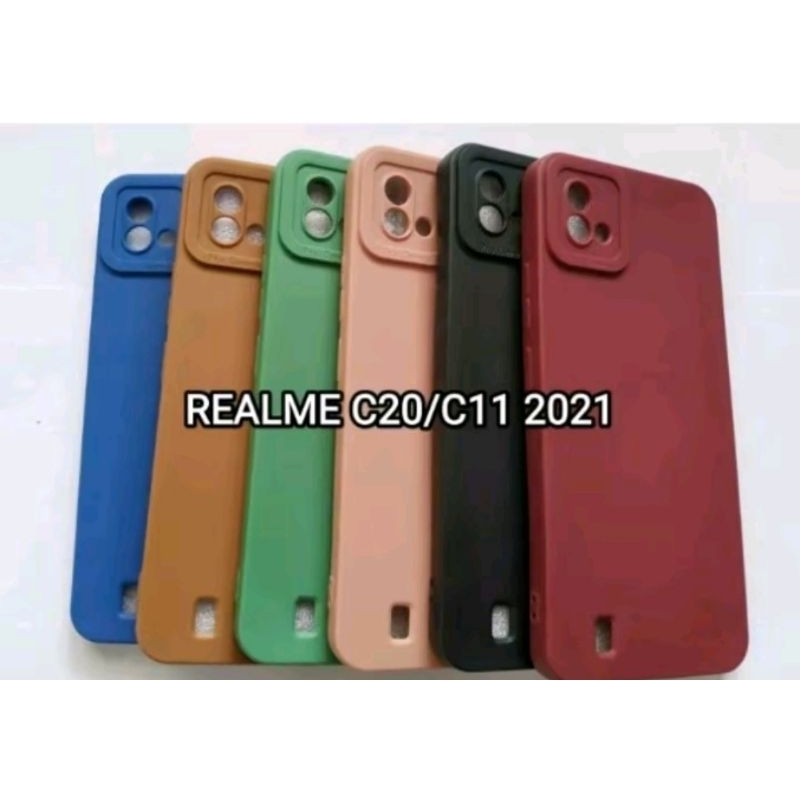 Softcase Pro Camera realme C20 C11 2021 Candy Case full Color 3D Silikon TPU