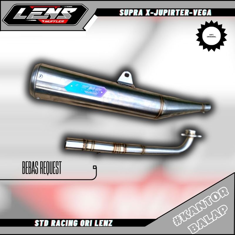 Knalpot std racing Jupiter Z1,Z original Lenz exhaust