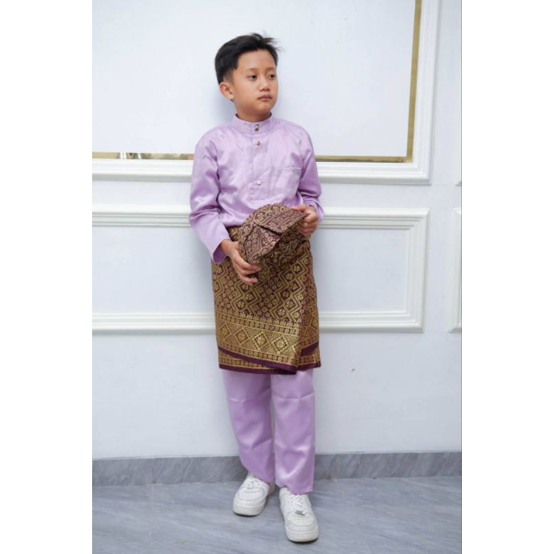 Teluk belanga anak Setelan baju melayu anak Set baju anak laki laki Teluk belanga anak Baju koko ana