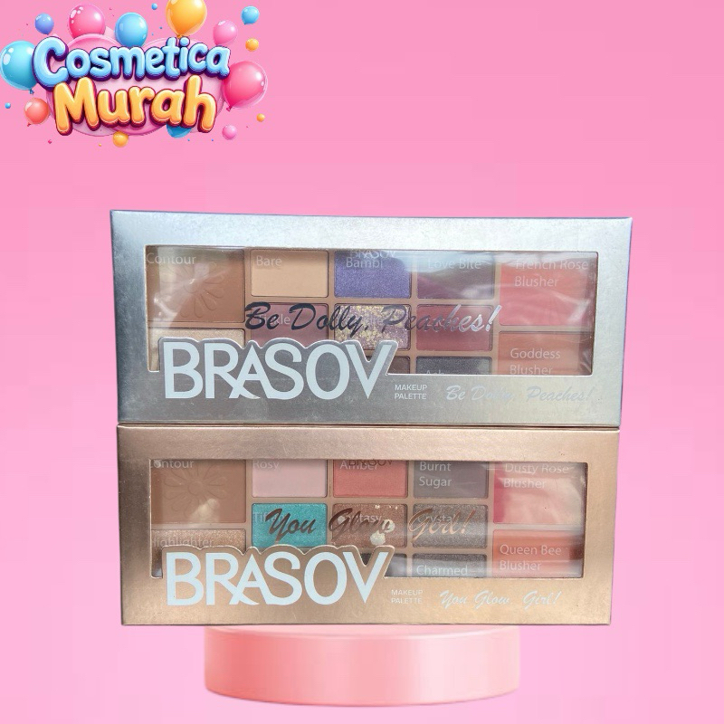 ** NEW PRODUK ** BRASOV MAKE UP PALETTE LENGKAP || SET MAKE UP LENGKAP BRASOV PALETTE MAKE UP