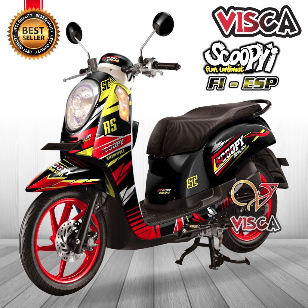 Decal Scoopy Fi 2015 2016 Full Body Stiker Scoopy Fi 2015 2016 Full Body Striping Scoopy Fi 2015 201