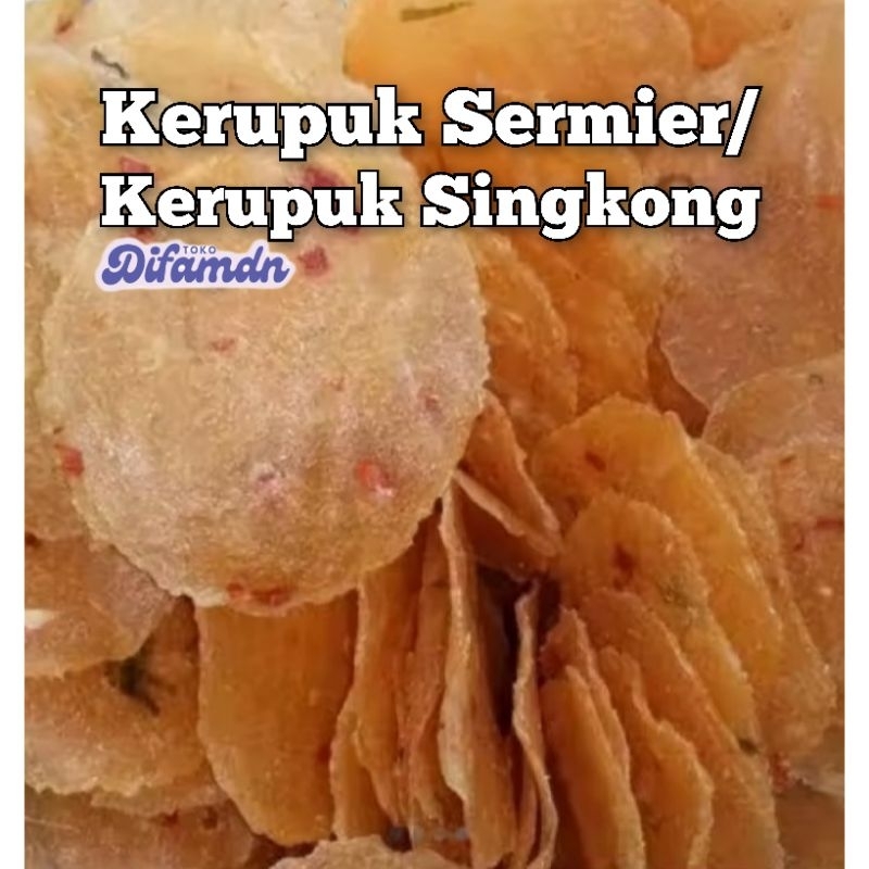 

(pilih variasi) KERUPUK SERMIER MENTAH / KERUPUK SINGKONG / SERMILER