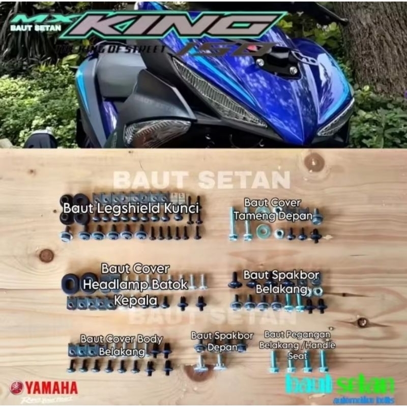Baut full body Mx-King 150/baut body fullset Mx-King 150 Baut full body Mx-King 150/baut body fullse