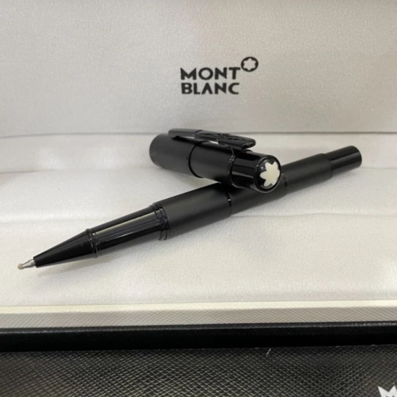 

Pulpen Mewah Roller Ball Sign Pen Monbl@nk Black Matte Lengkap Dengan Box Premium Dan Book Guide Service