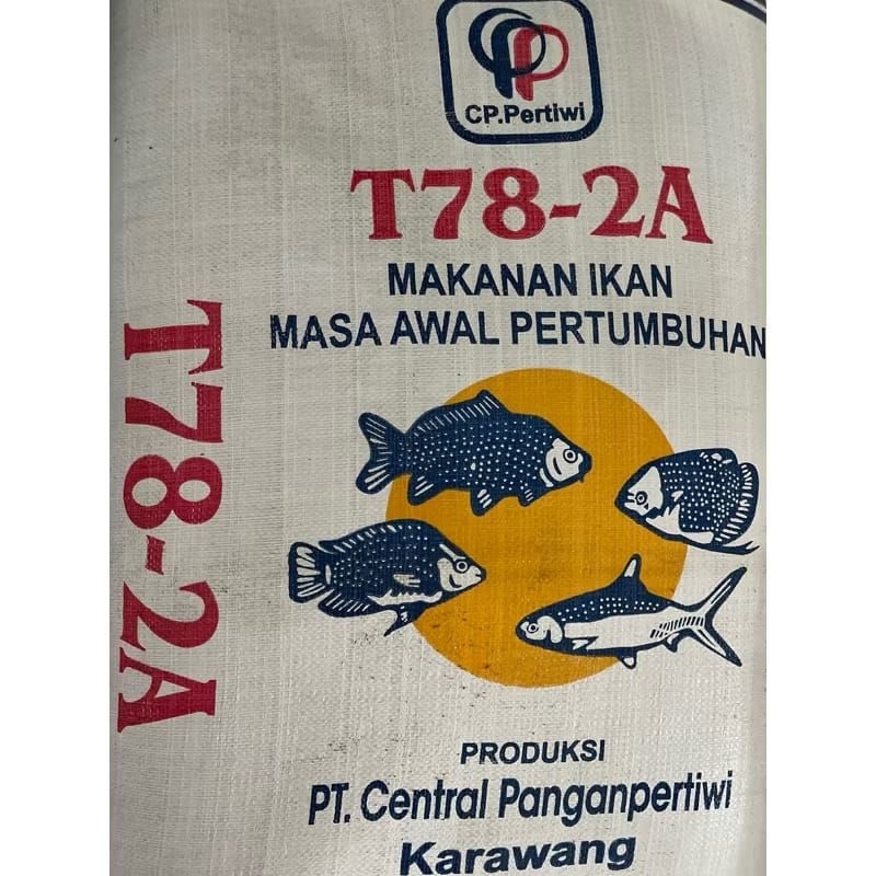 PELET IKAN T78-2A Pakan Ikan Masa Pertumbuhan Lele Nila Mujaer Bandeng 1 KG