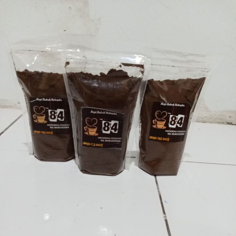 

KOPI BUBUK ROBUSTA KEMASAN 250G