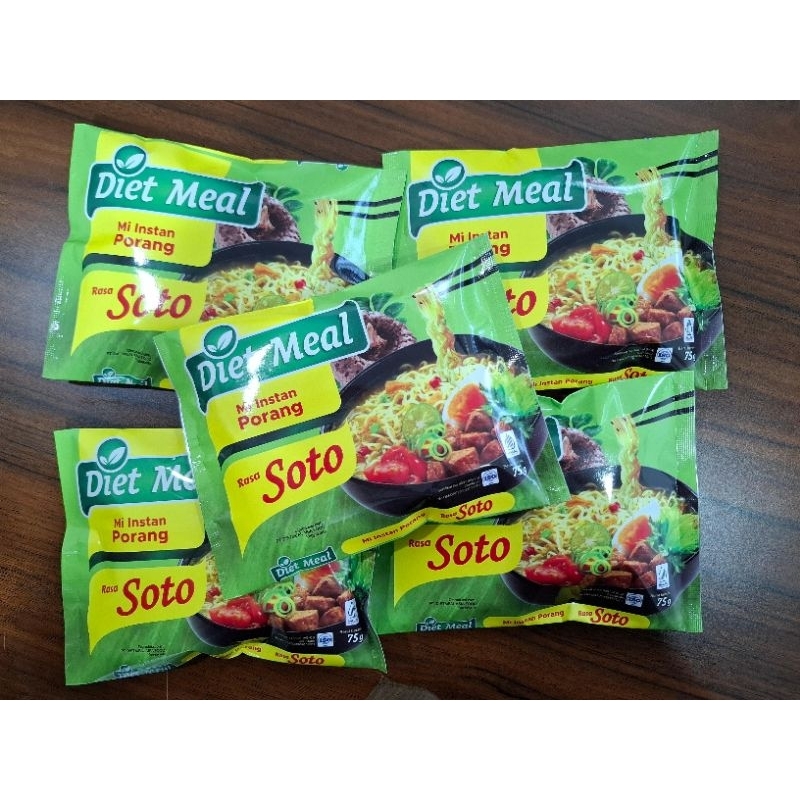 

Mie Porang Dietmeal Kuah RASA SOTO (Hijau) untuk diet