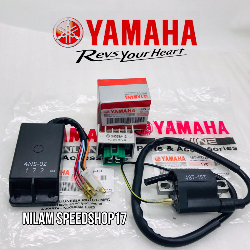 PAKET PENGAPIAN 3 ITEM CDI+KIPROK+COIL YAMAHA FIZR FORCE ONE 2TAK ORIGINAL YGP QUALITY
