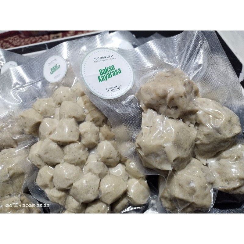

Pentol Bakso Halus 20 butir dan Urat 3 butir Khas Tasik