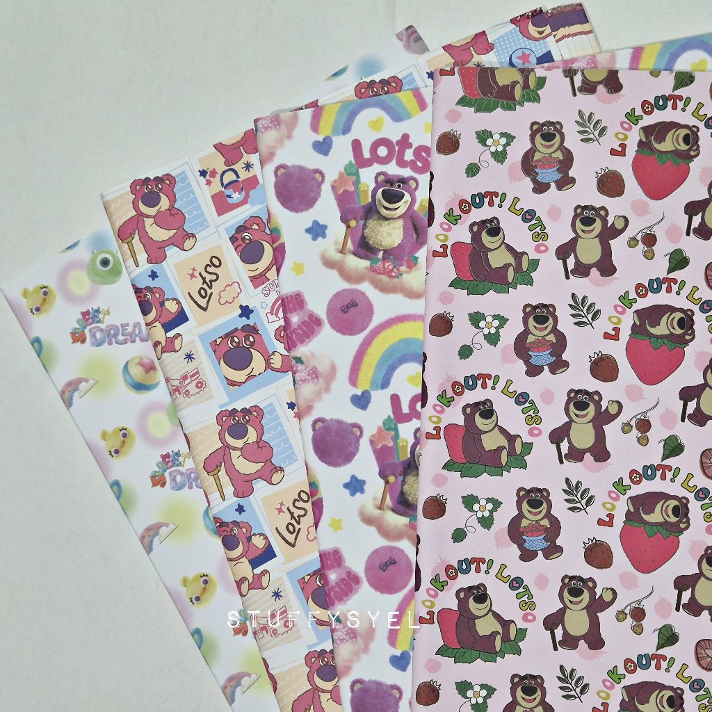 

Lotso Kertas Kado Sansan Wawa Bungkus Hadiah Ulang Tahun