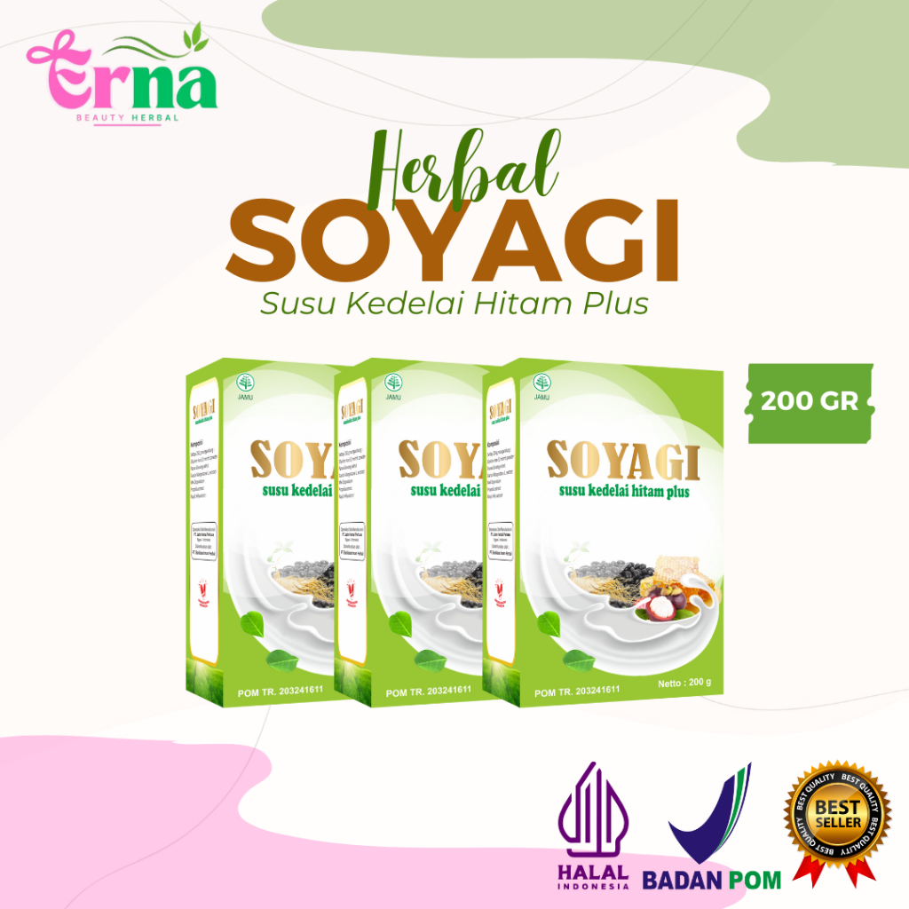 

SOYAGI Susu Kedelai Hitam Plus Herbal Suplemen Diet Alami