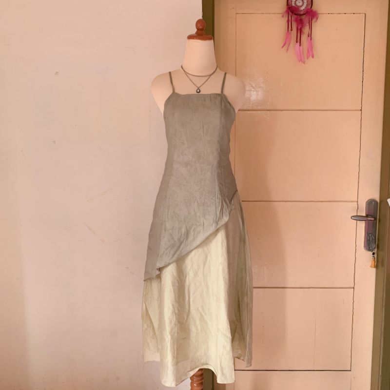 Sage Green Maxi Party Dress