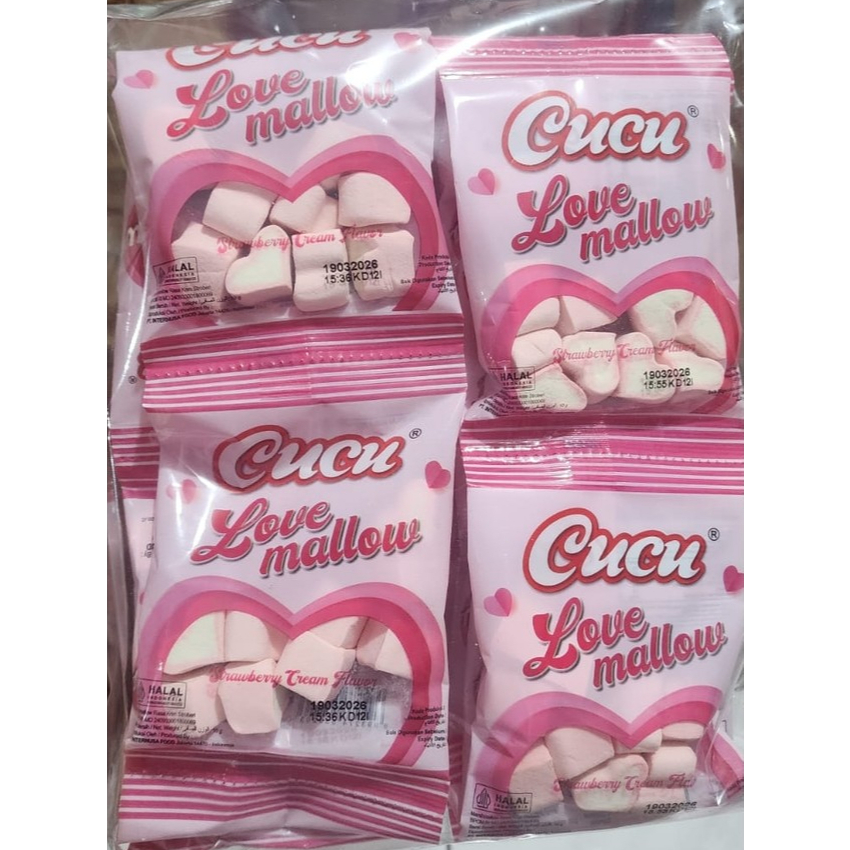 

grosir snack murah MARSMALLOW CUCU LOVE ISI 20PCS cucu love mallow