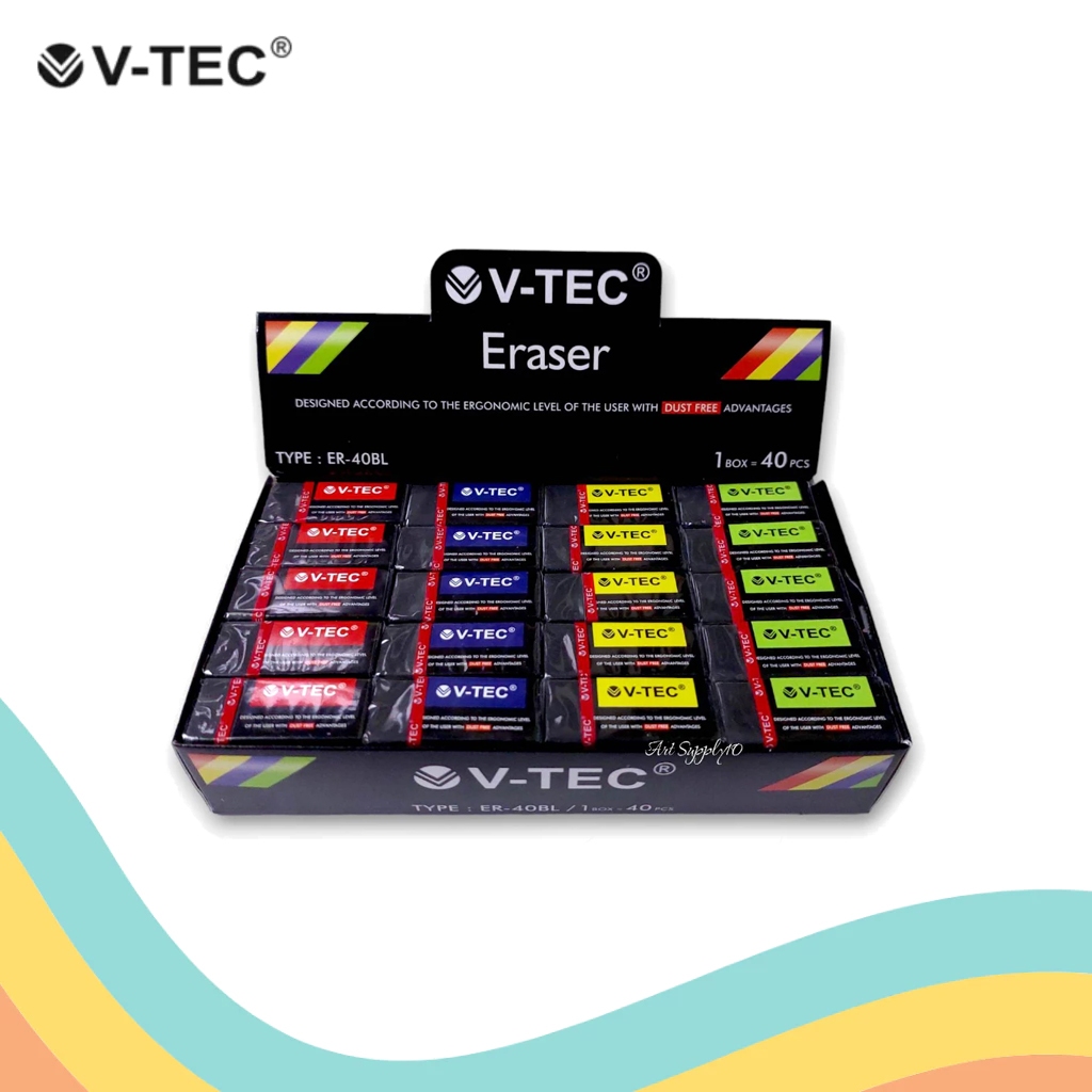 

PENGHAPUS V-TEC ER-40BL(1 BOX)