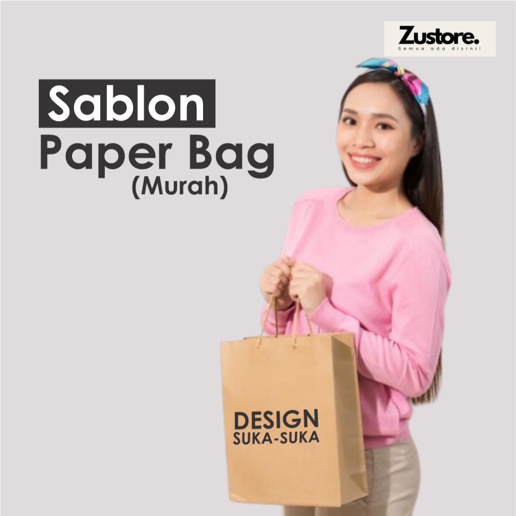 

Paper Bag Custom Desain / paper bag sablon