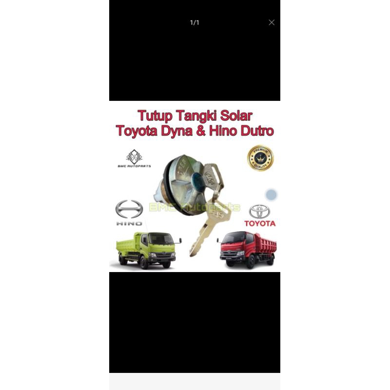 tutup tangki solar mobil truk Hino Dutro dyna