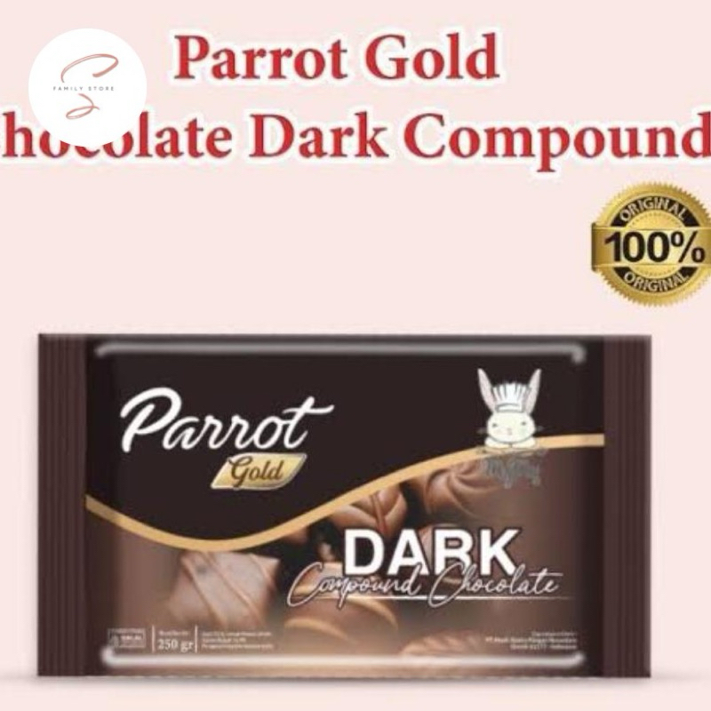 

Parrot Gold Dark Compound Chocolate 250gr