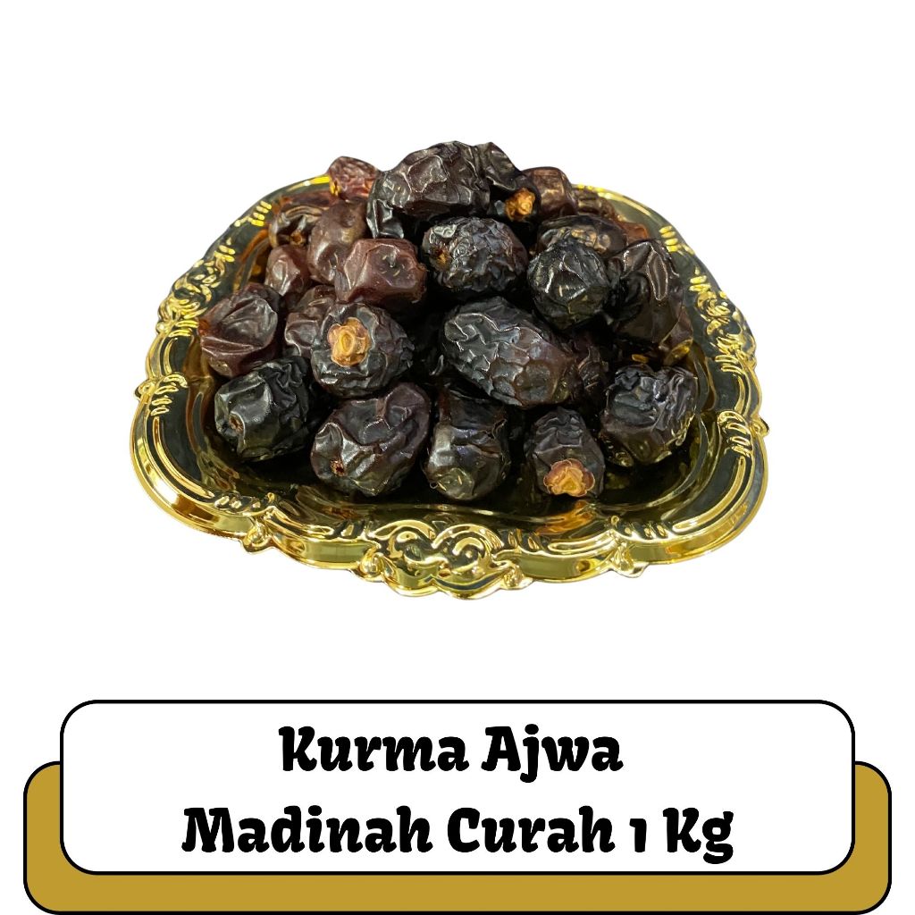 

OLEH OLEH HAJI DAN UMROH 1KG KURMA AJWA MADINAH GRADE A I AJWA MIX I KURMA AJWA PREMIUM I KURMA NABI I KURMA KESUKAAN NABI