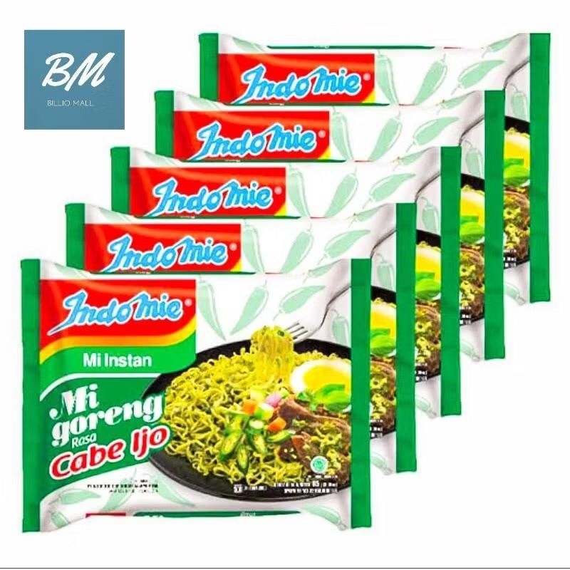 

5 pcs Indomie goreng cabe ijo