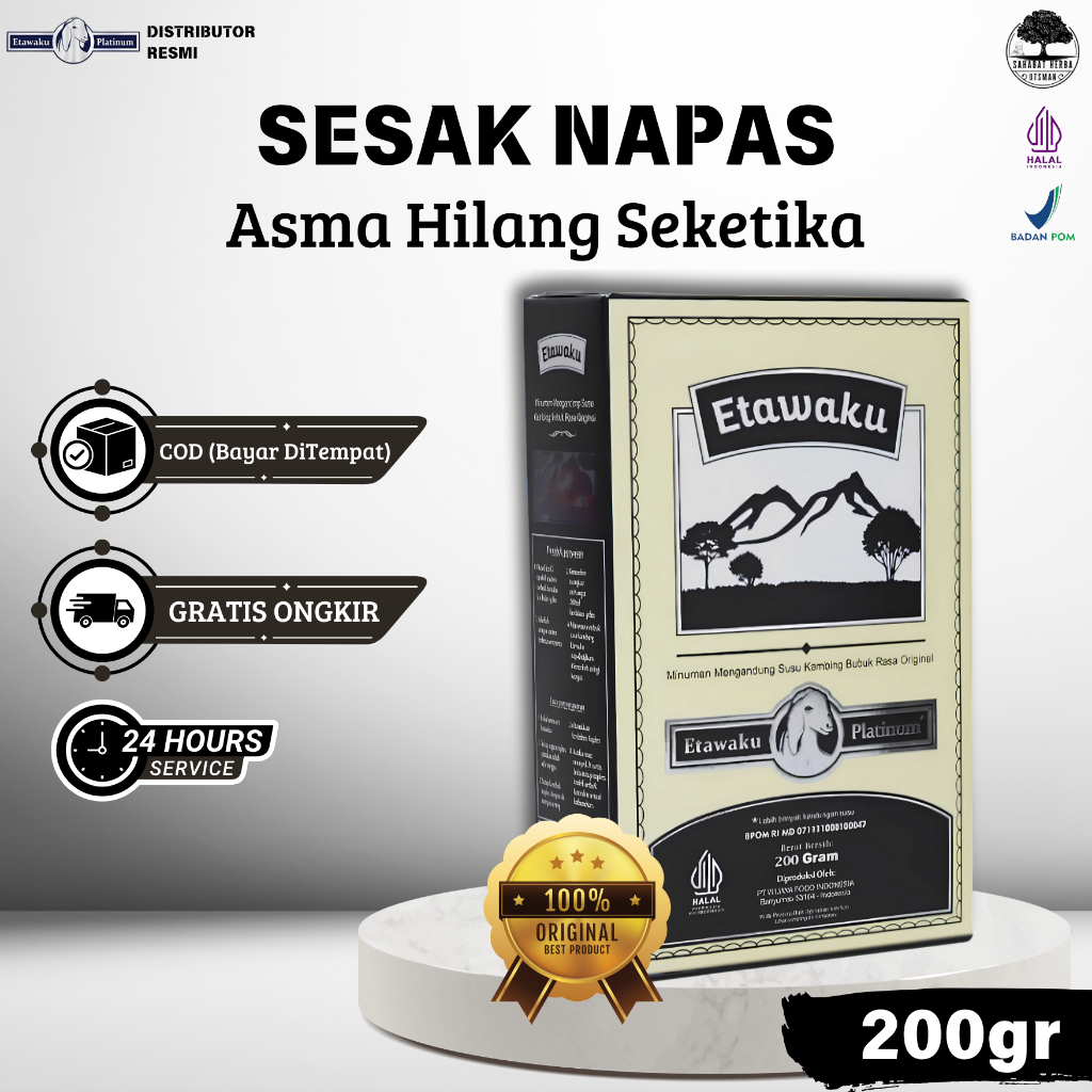 

ETAWAKU ORIGINAL - Sesak Napas Hilang Seketika Legakan Pernapasan Bebaskan Asma Nyeri Dada Batuk