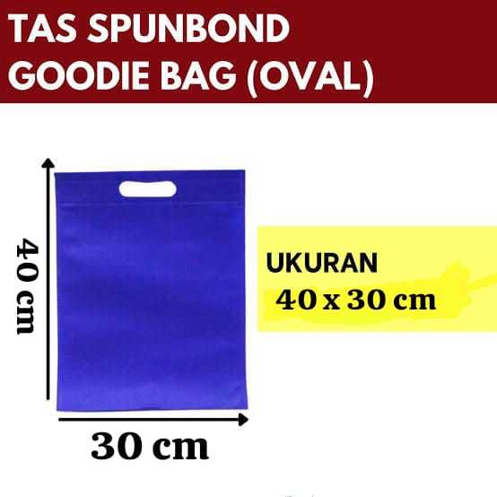 

GOODIE BAG OVAL POLOS UKURAN 30X40 / TAS SPUNBOND HAJATAN / TAS KAIN HAMPERS / TAS PARFUM / KANTONG BELANJA / TAS SOUVENIR ULANG TAHUN