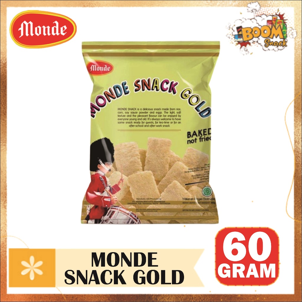 

Monde Snack Gold Kemasan 60 Gram