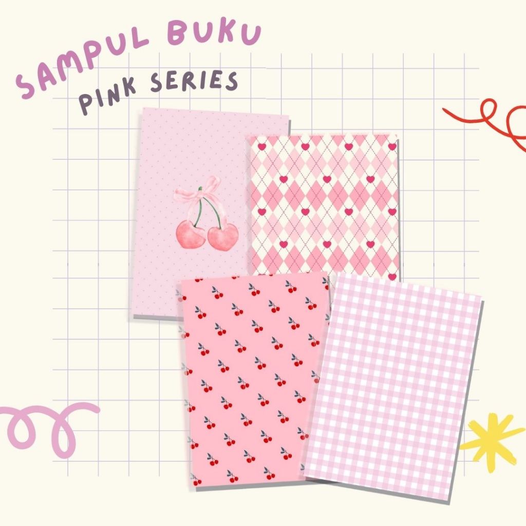 

Sampul buku aesthetic Pink Merah Muda series